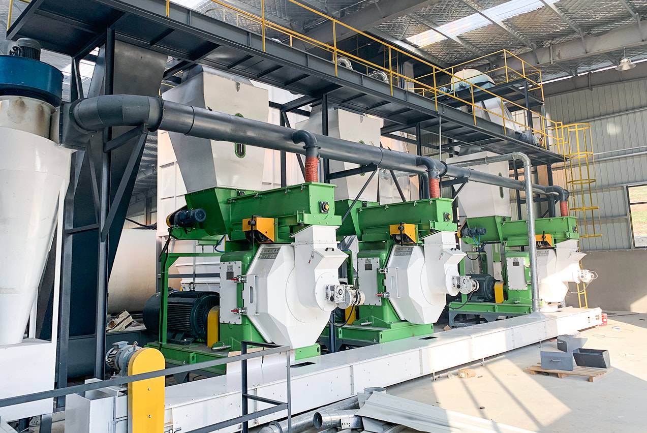 Dust-Free Biomass Pellet Workshop Built in Guizhou, China